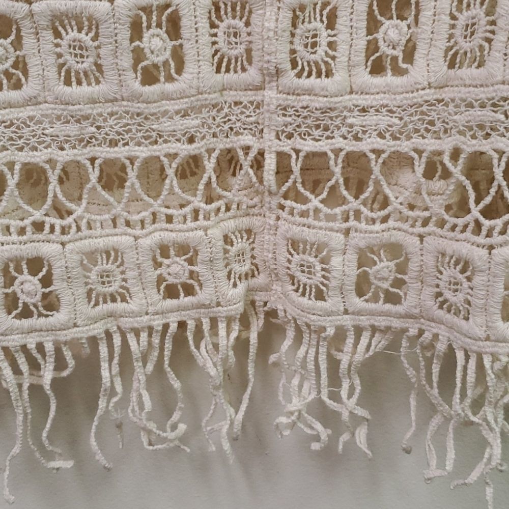 America Rag Cream Fringe Boho Top - Picture 4 of 5